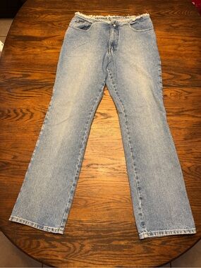 Women's Blue New York Jeans Brand Size 8 Straight Leg